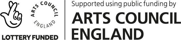Arts Council England Lottery Funded | Supported using public funding by Arts Council England