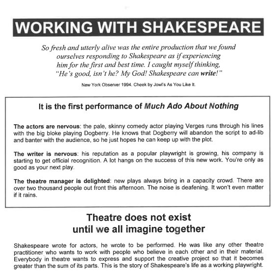 Working with Shakespeare Pack (1998)